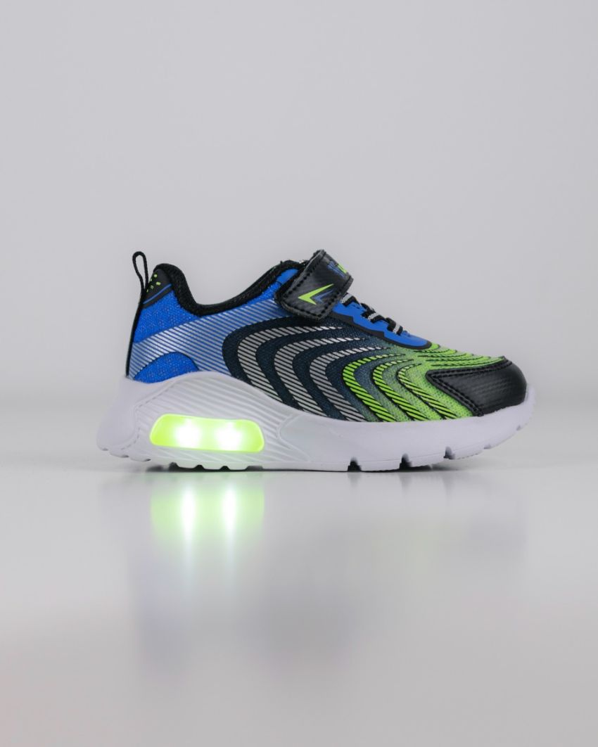 Wink - Zonux black baby boy sneakers lights