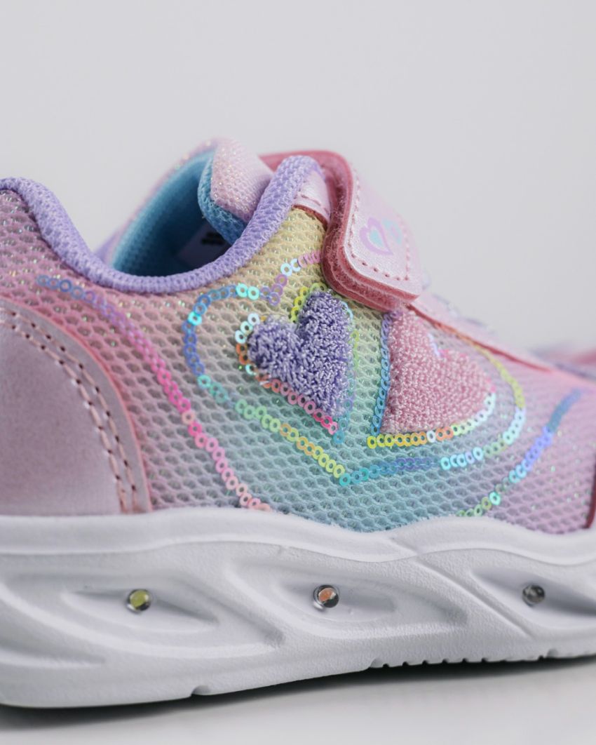 Wink - Kilyn pink baby girl sneakers lights