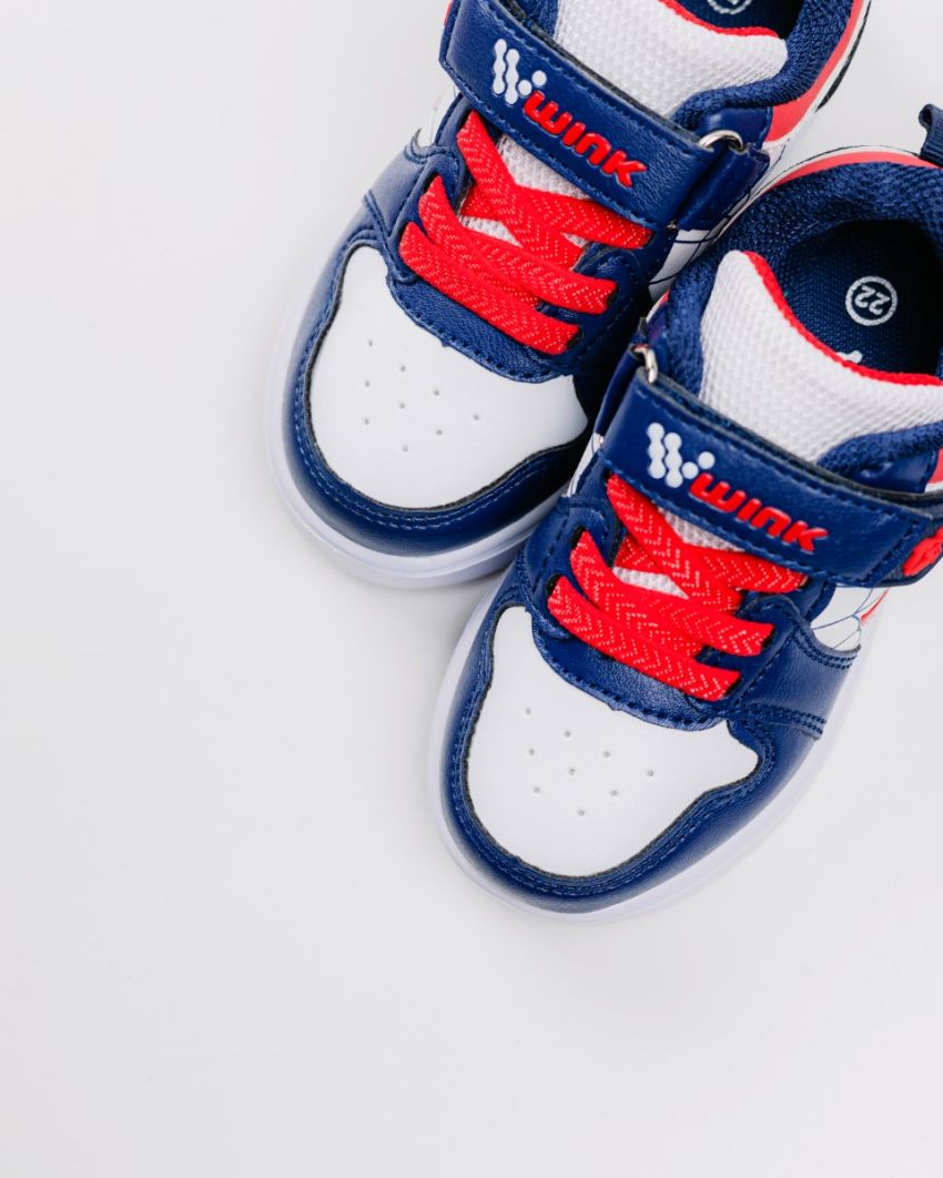 Wink - Arixx navy LED lights baby sneakers