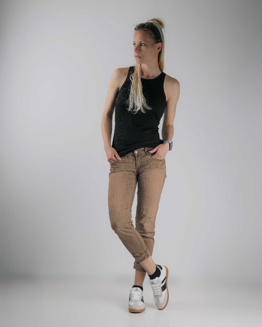 Wink - Blax beige women sneakers