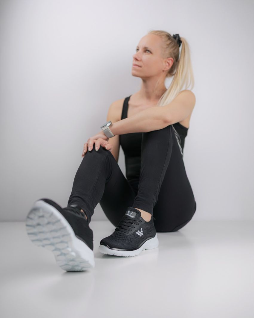 Wink - Lura fekete női fitnesz cipő futócipő