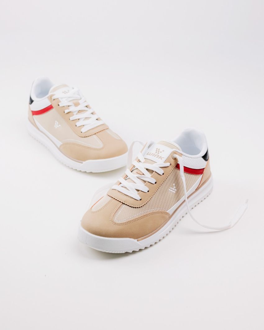 Wink - Zhoron bézs férfi sneaker wink sneaker
