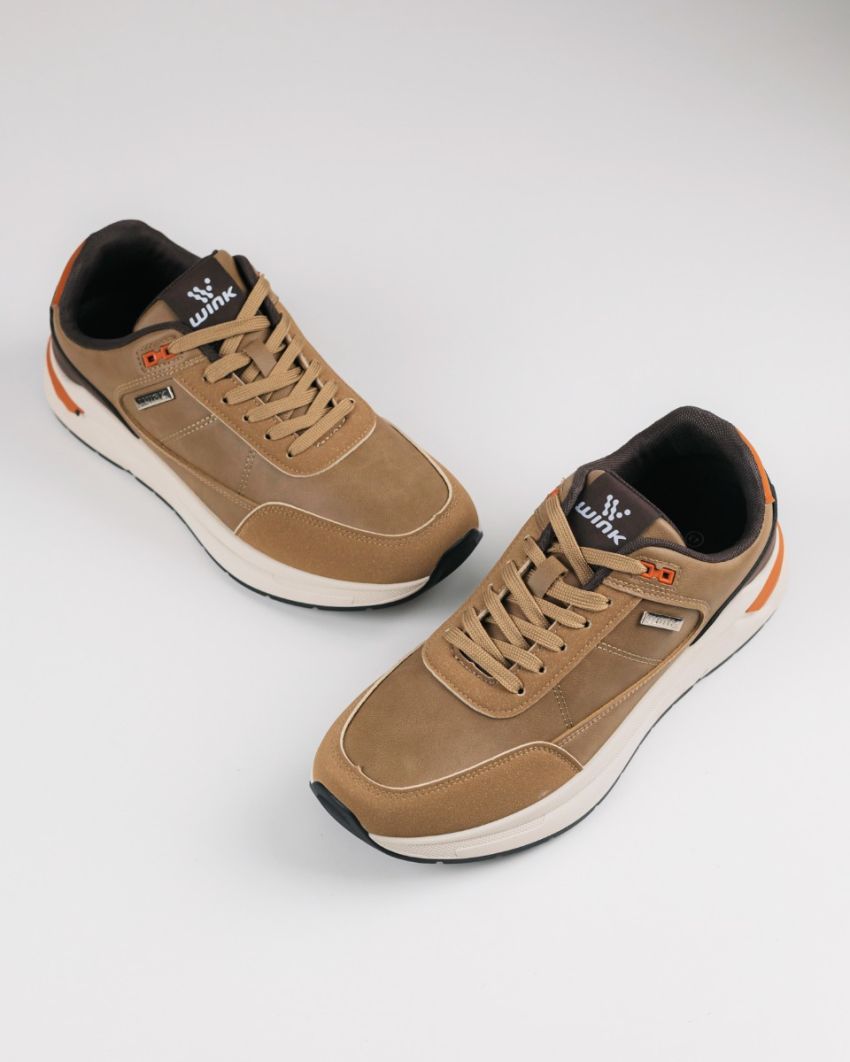 Wink - Ermas brown men sneakers wink sneaker