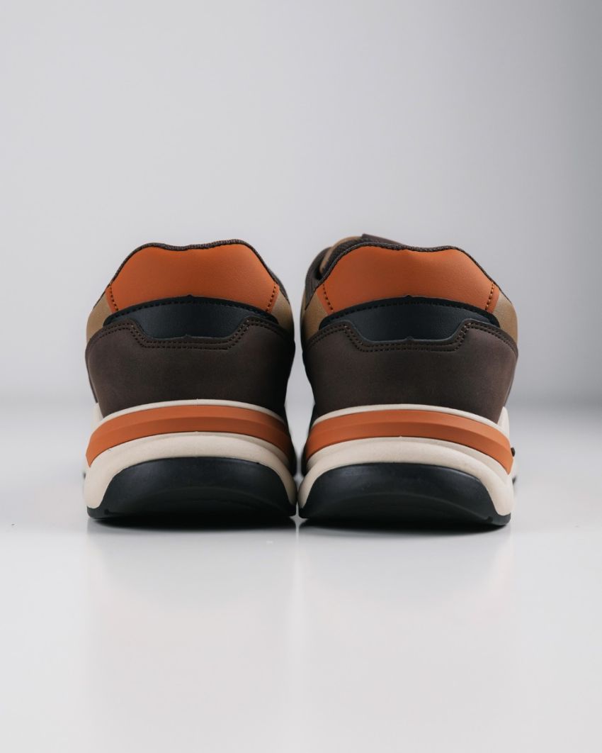 Wink - Ermas brown men sneakers wink sneaker