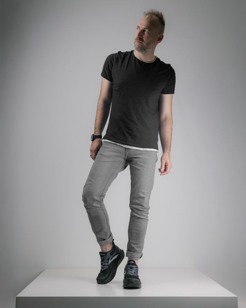 Wink - Idone black men sport shoes