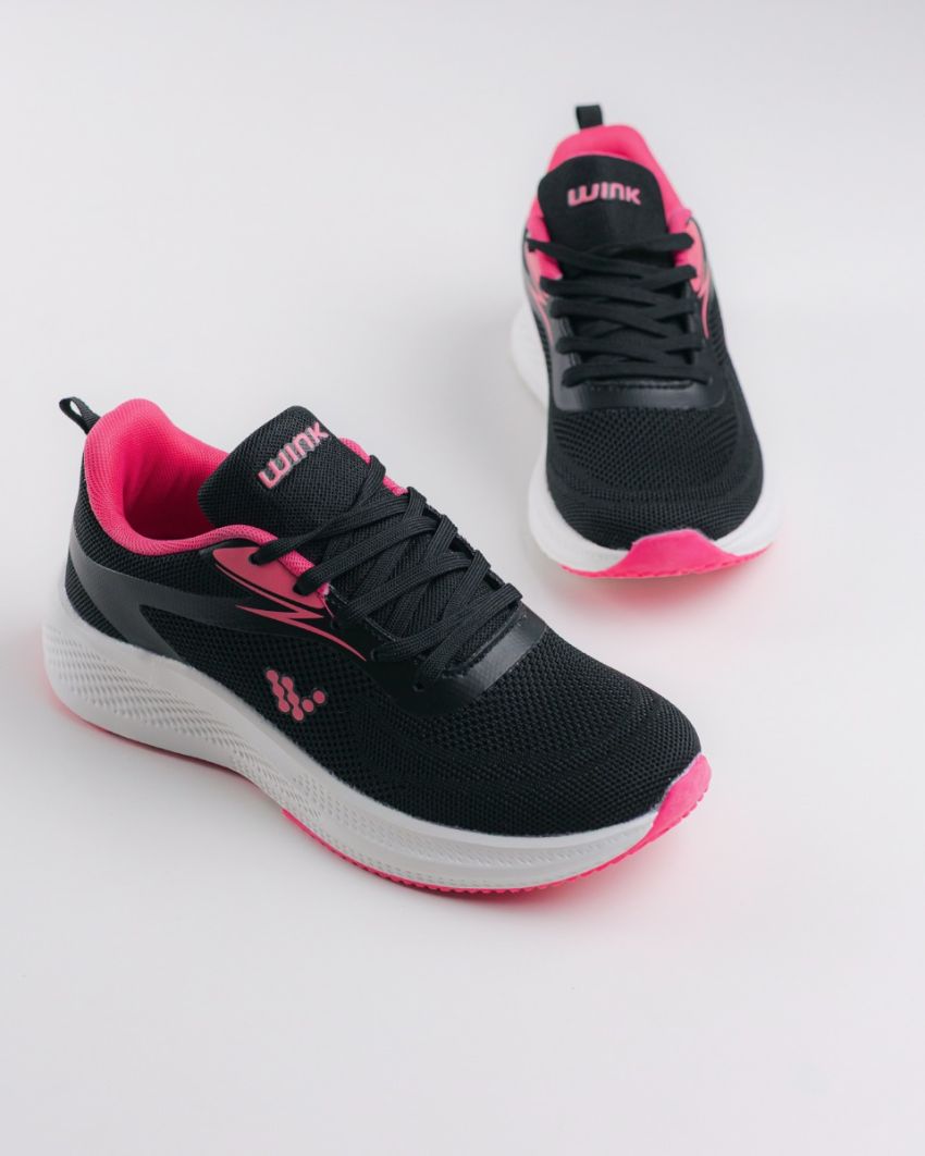 Wink - Inflo black women sport shoes