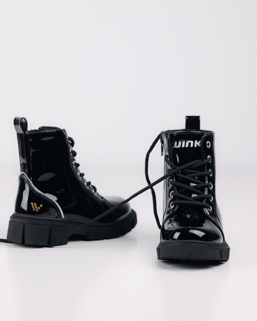 Wink - Nonill black warm lined boots