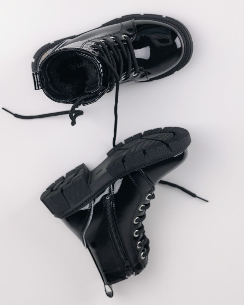 Wink - Nonill black warm lined boots