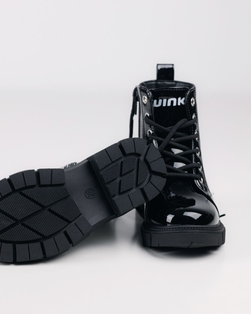 Wink - Nonill black warm lined boots