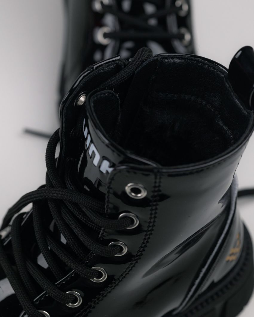 Wink - Nonill black warm lined boots