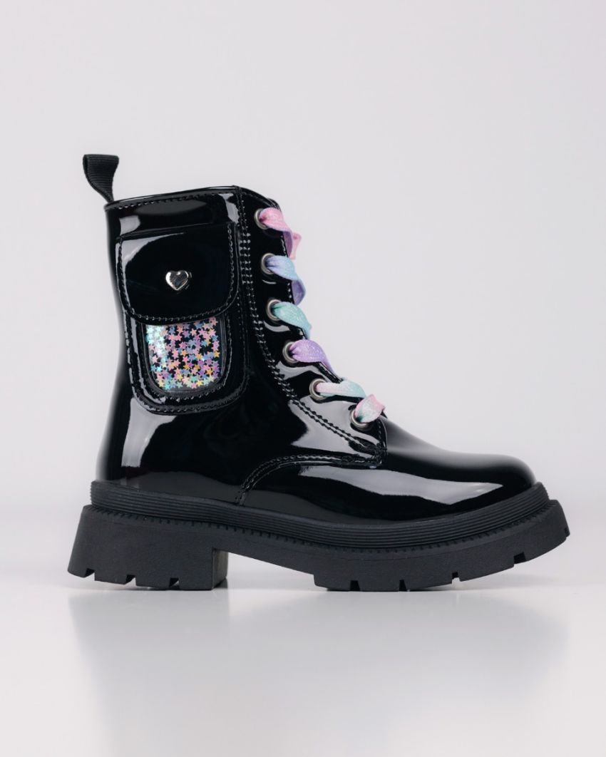 Wink - Nonool black warm lined boots