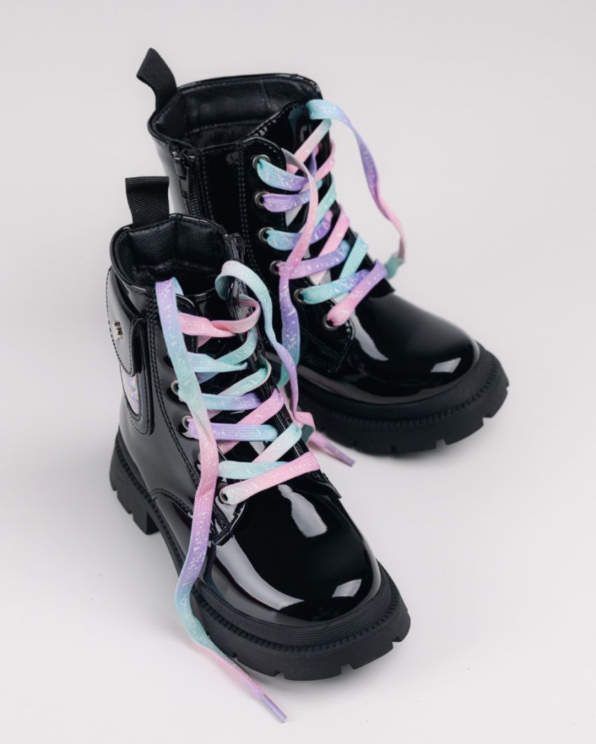 Wink - Nonool black warm lined boots