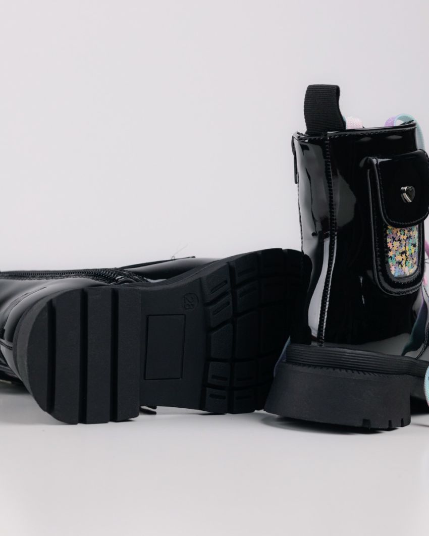 Wink - Nonool black warm lined boots