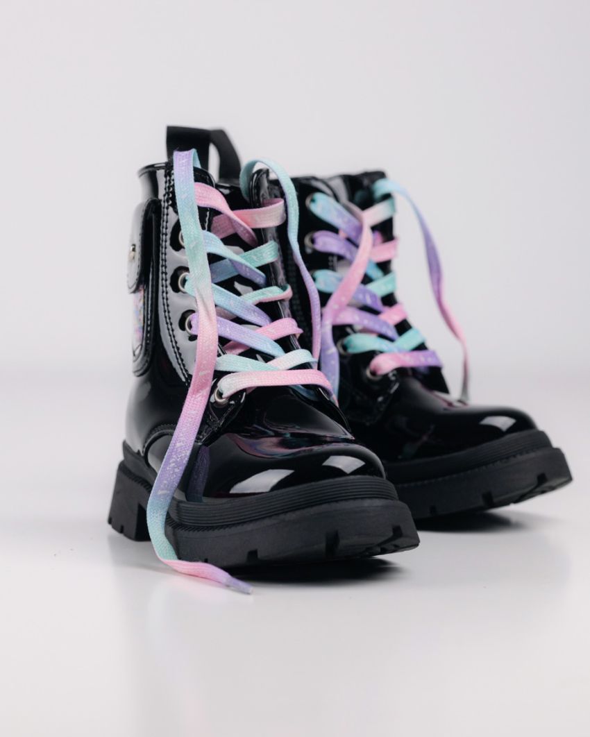 Wink - Nonool black warm lined boots