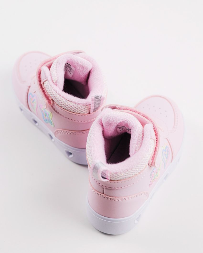 Wink - Rhea Star pink LED lights baby sneakers