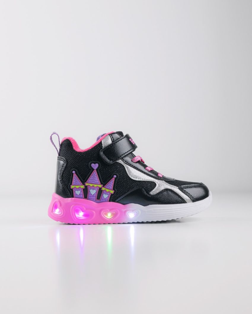 Wink - Rhea Bry black LED lights kids shoes