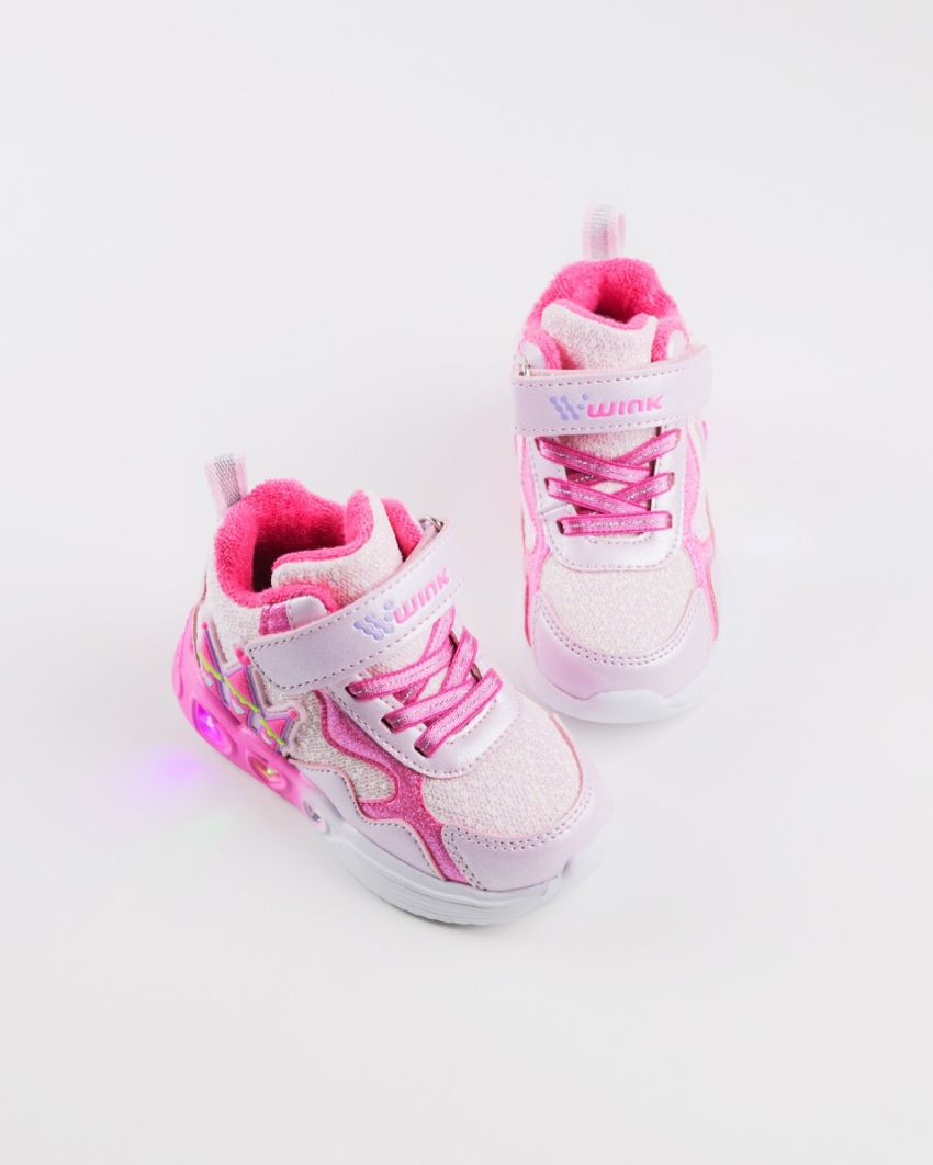 Wink - Rhea Bry pink LED lights baby shoes