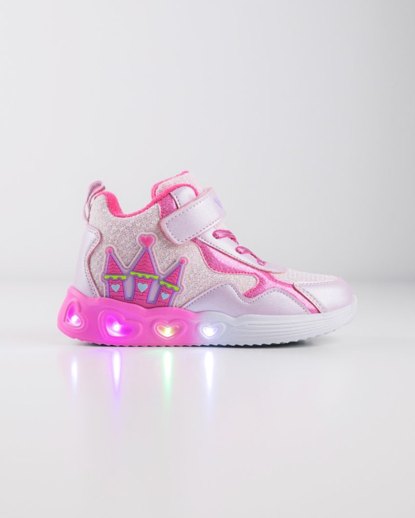 Wink - Rhea Bry pink LED lights kids shoes