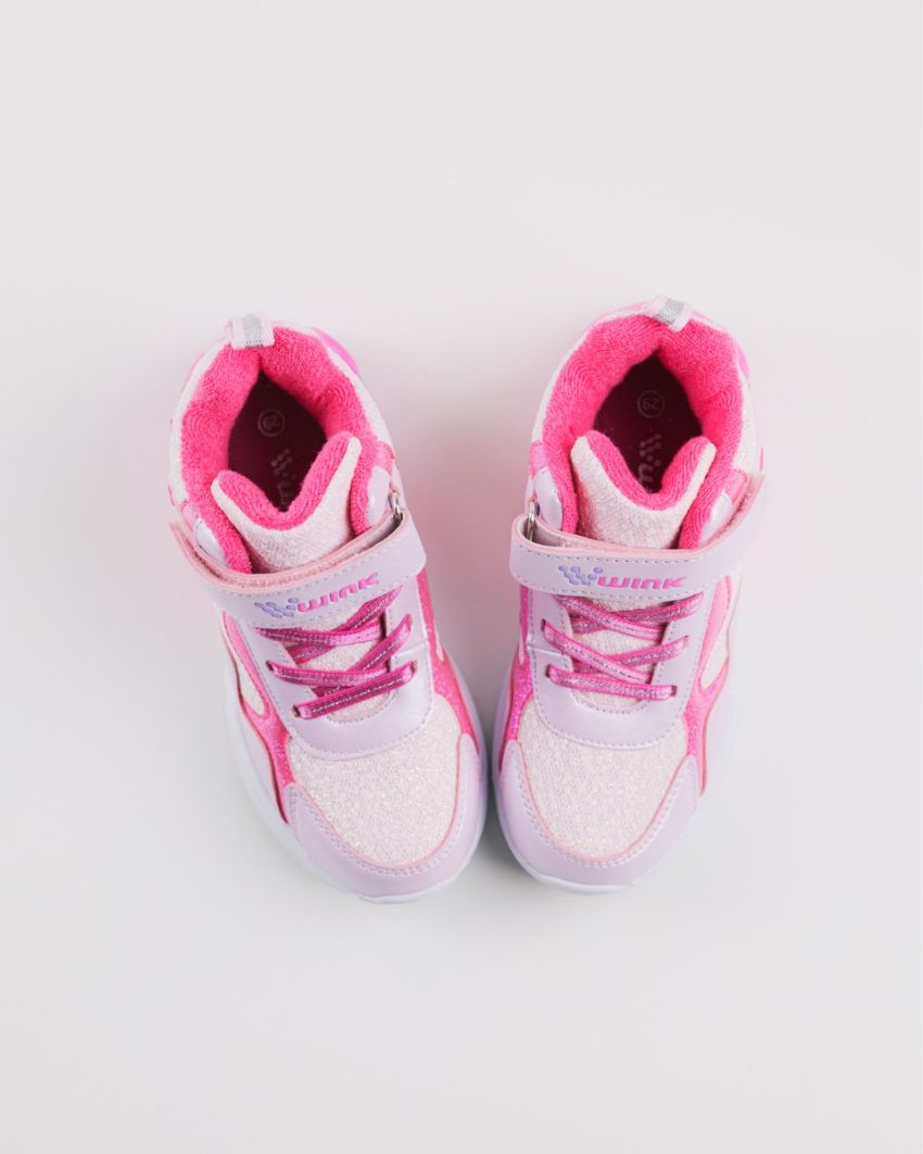 Wink - Rhea Bry pink LED lights kids shoes