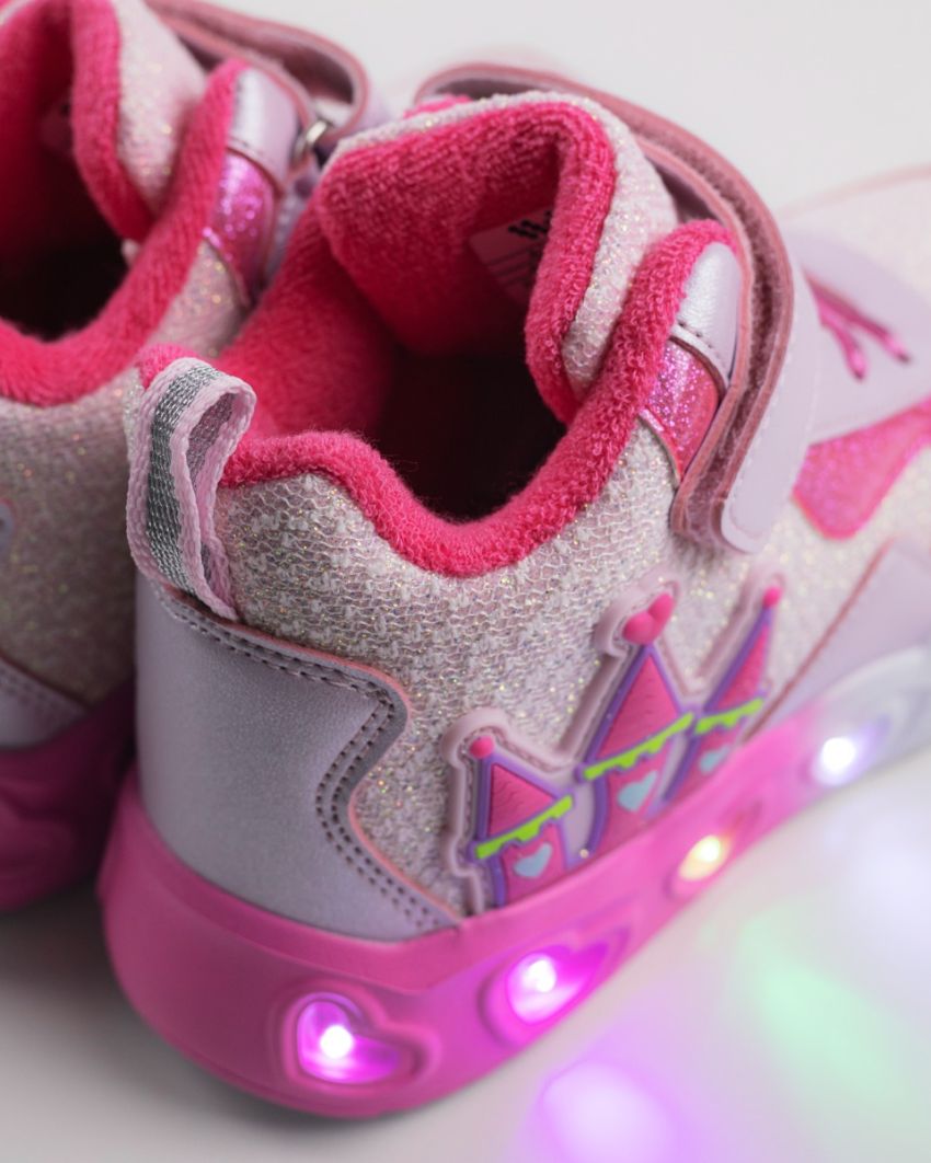 Wink - Rhea Bry pink LED lights kids shoes