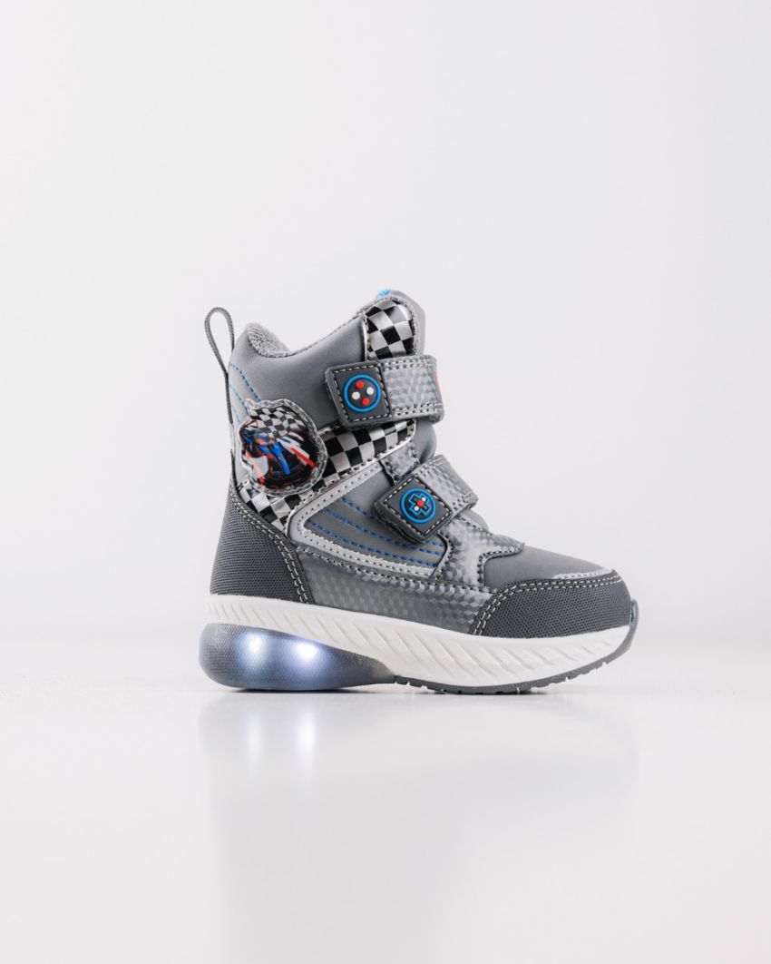 Wink - Alea grey LED lights baby boots