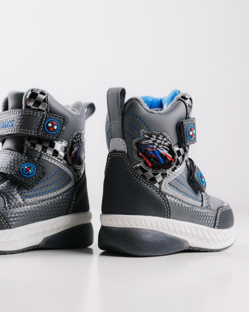 Wink - Alea grey LED lights baby boots