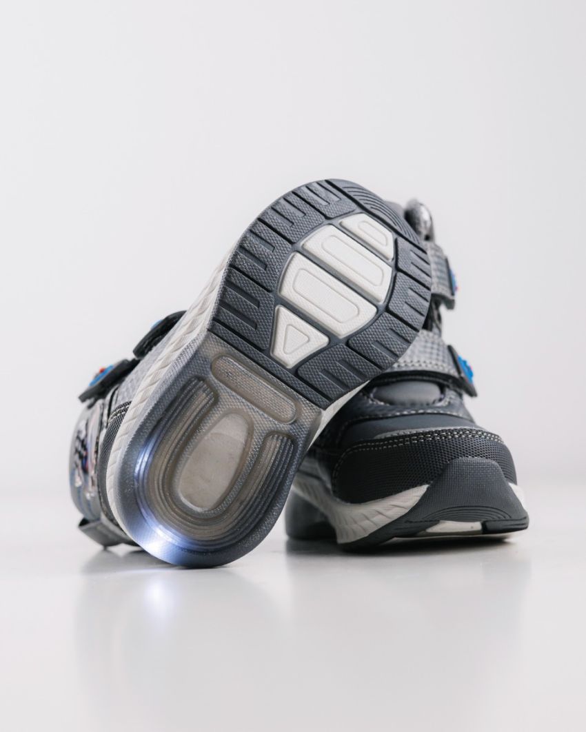 Wink - Alea grey LED lights baby boots