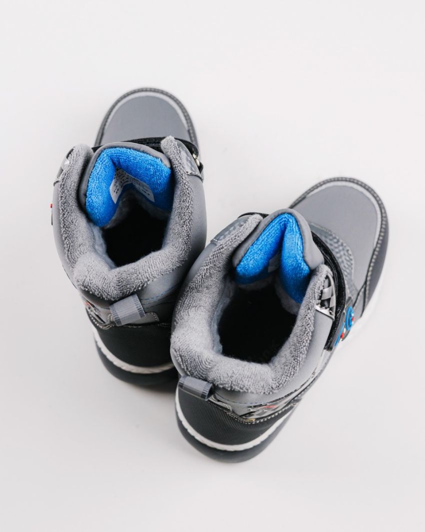 Wink - Alea grey LED lights kids boots