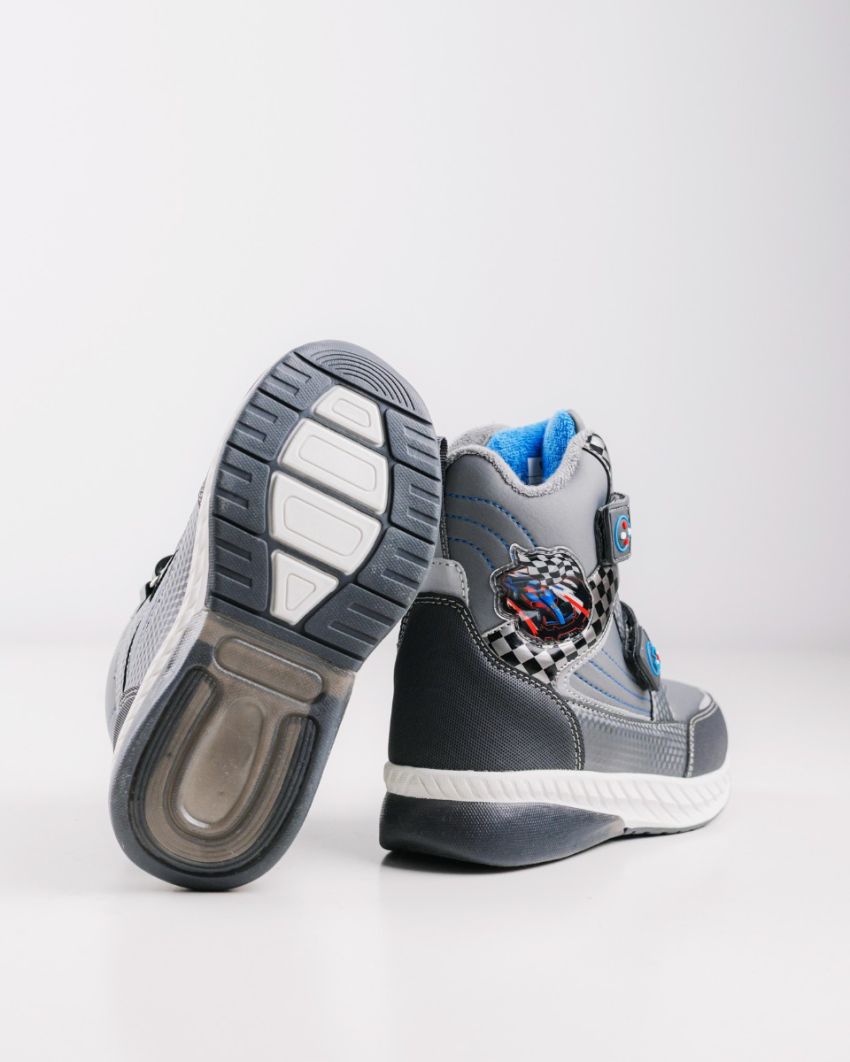 Wink - Alea grey LED lights kids boots