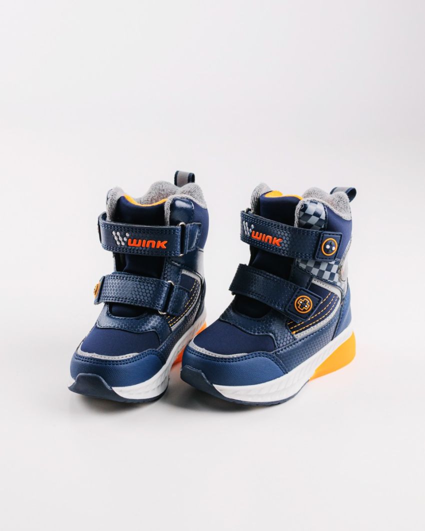 Wink - Alea navy LED lights baby boots