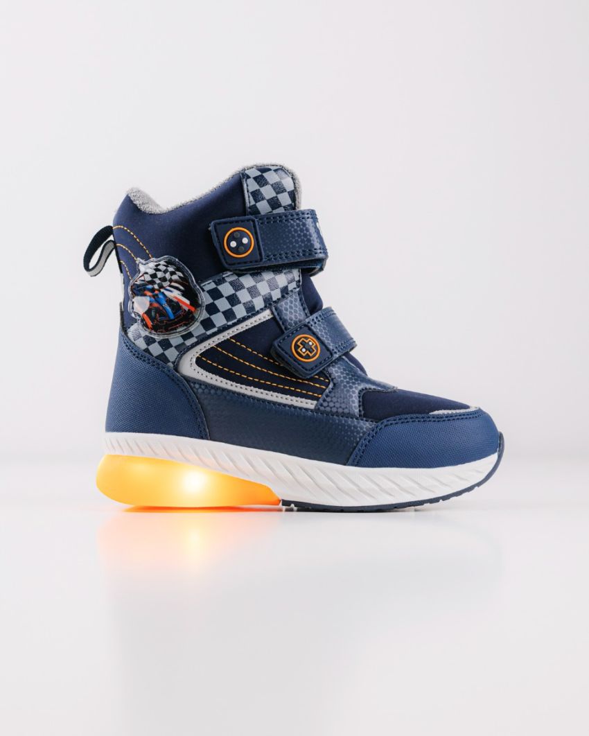 Wink - Alea navy LED lights kids boots