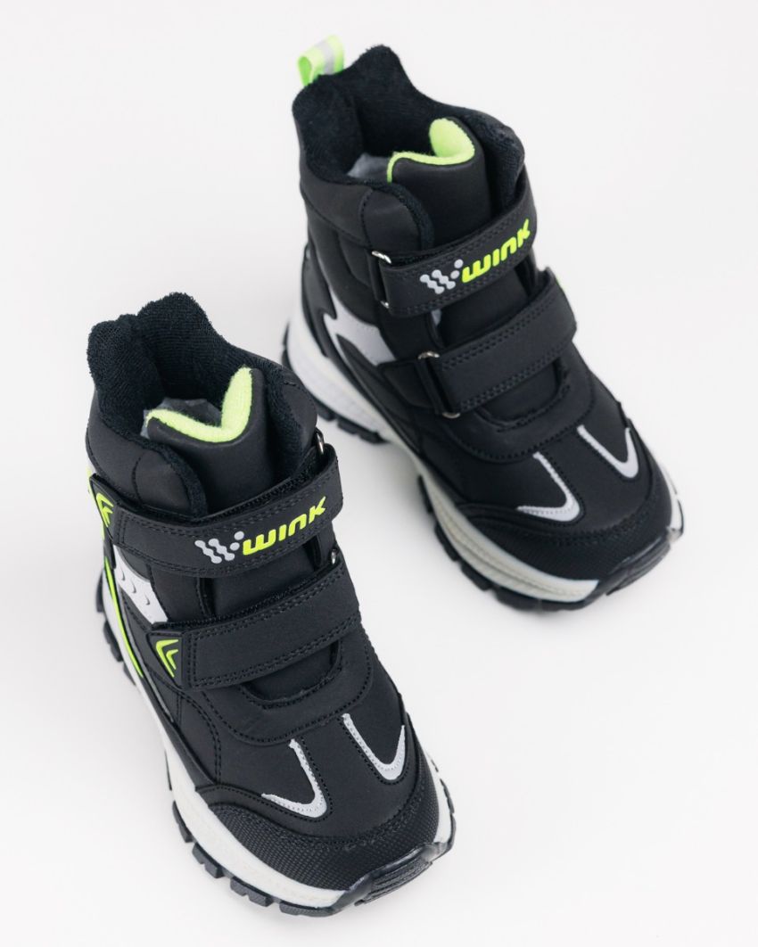 Wink - Strn black kids boots
