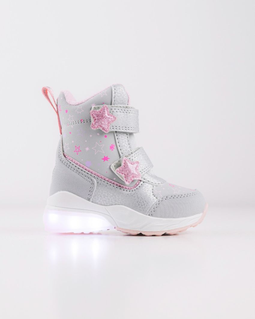 Wink - Mimas grey LED lights baby boots