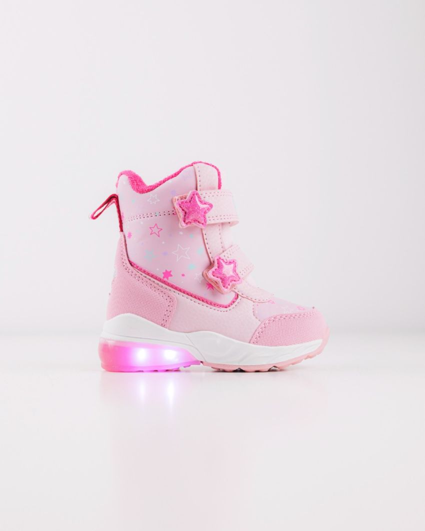 Wink - Mimas pink LED lights baby boots