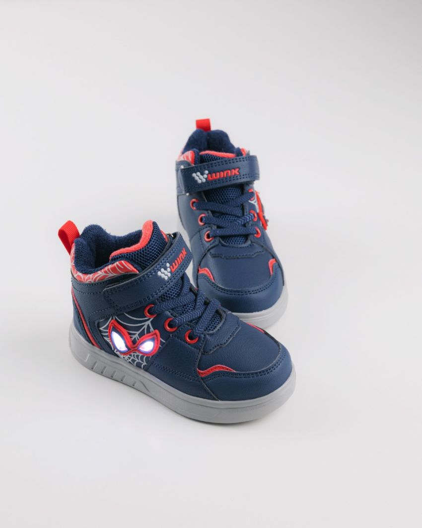 Wink - Arane navy LED lights baby sneakers