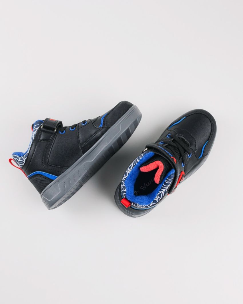Wink - Arane black LED lights kids sneakers