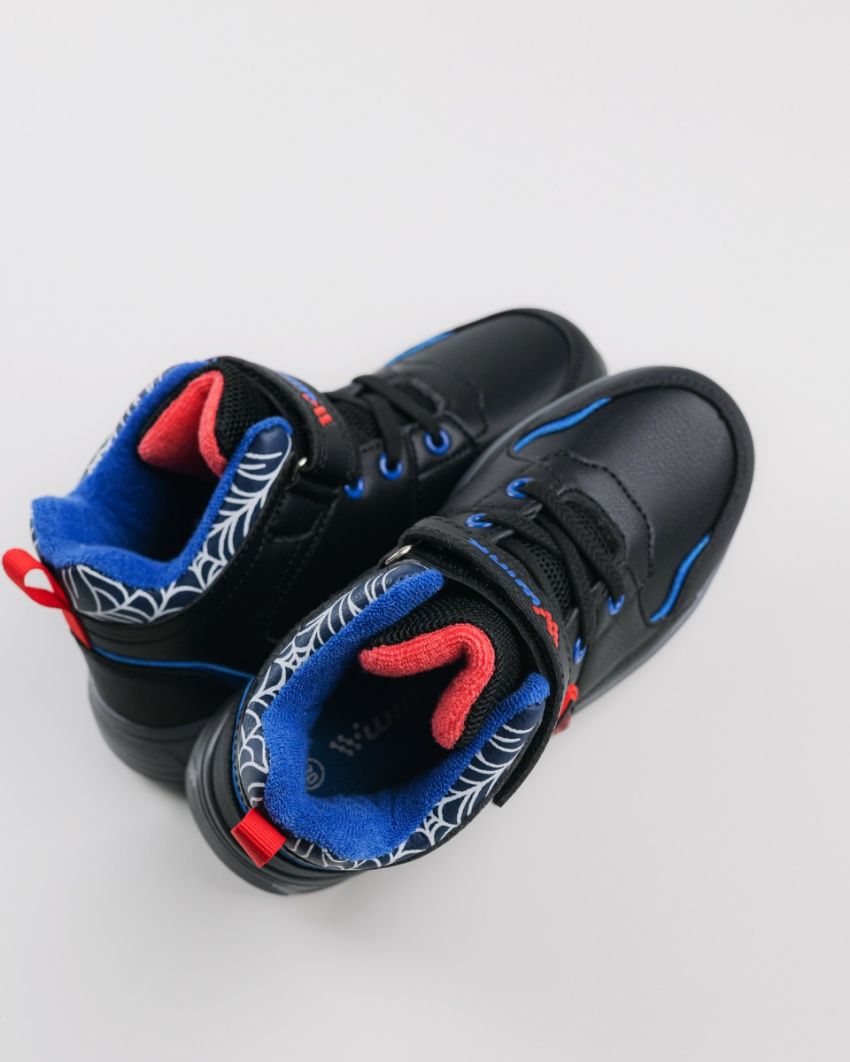 Wink - Arane black LED lights kids sneakers