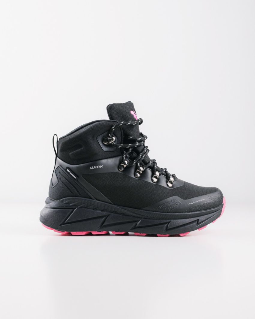 Wink - Vrimm black waterproof women boots