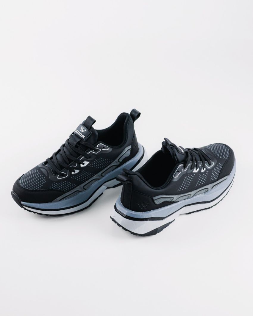 Wink - Staail fekete-szürke férfi sneaker
