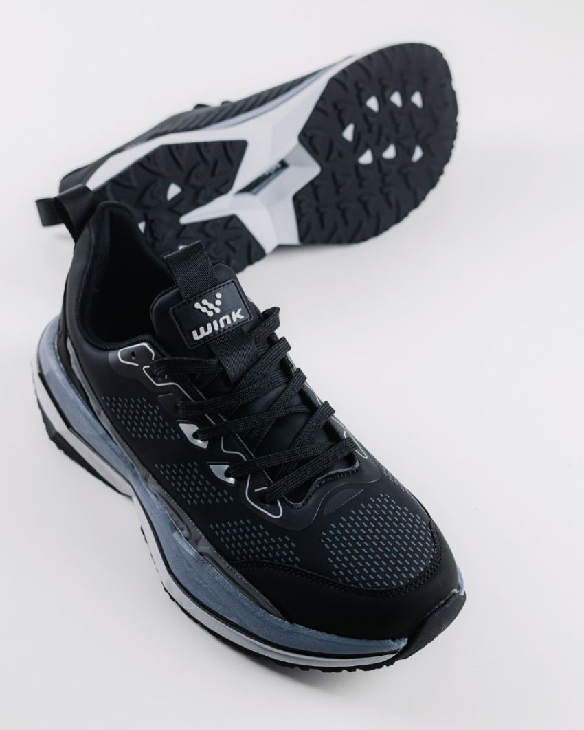 Wink - Staail fekete-szürke férfi sneaker