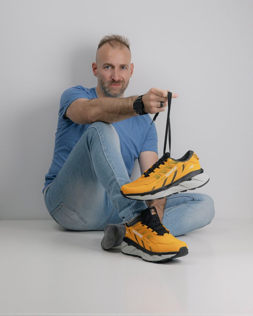 Wink - Accra orange men hiking shoes