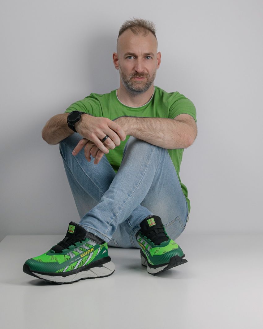 Wink - Accra green men hiking shoes