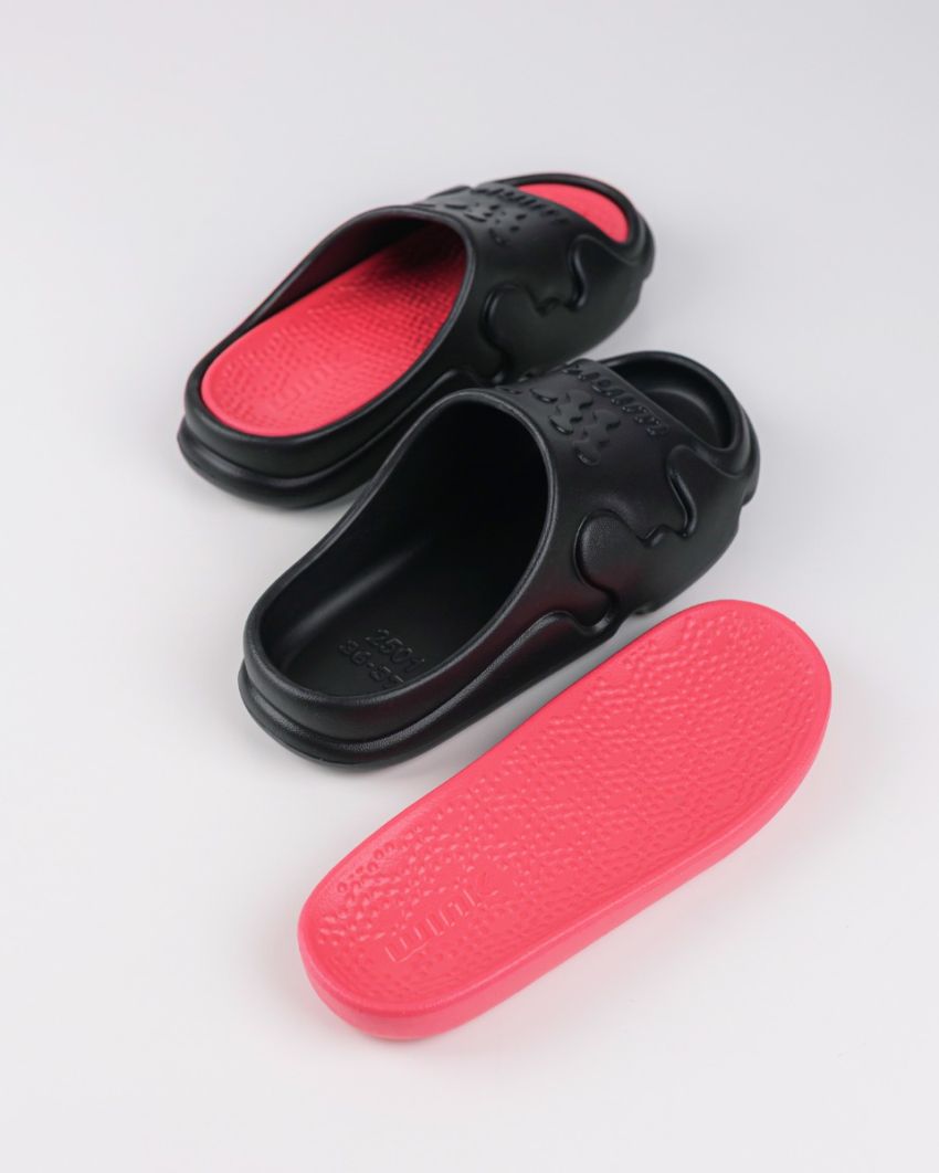 Wink - Calyx black women slippers