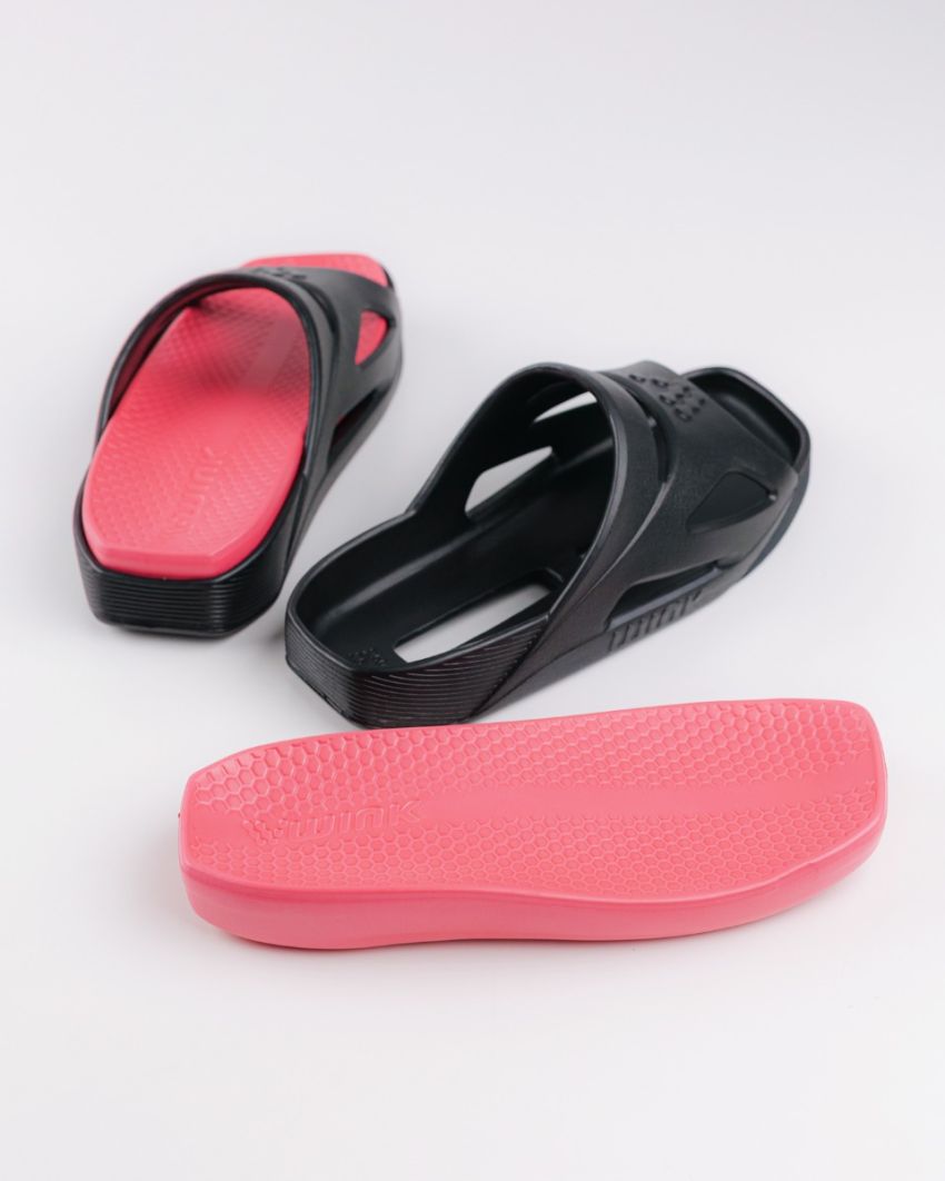 Wink - Calx black women slippers