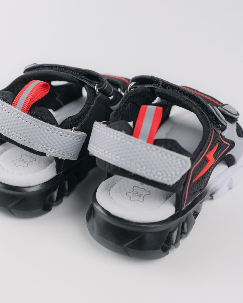 Wink - Zzap black LED lights baby sandals