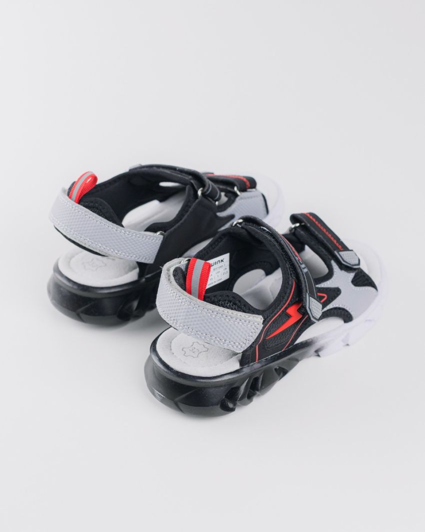 Wink - Zzap black LED lights kids sandals