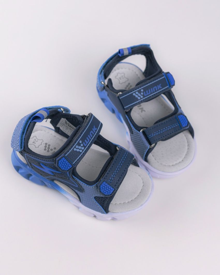 Wink - Zzap navy LED lights baby sandals
