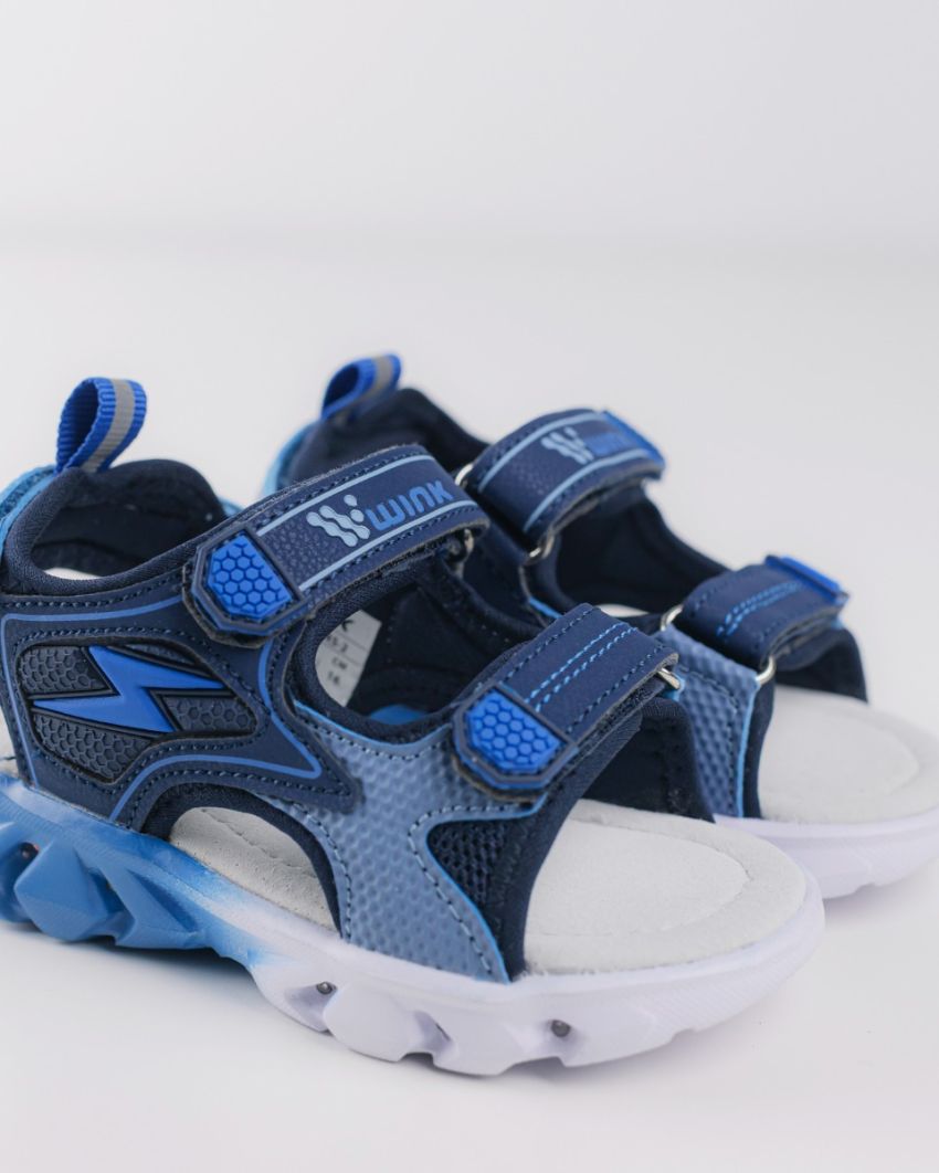 Wink - Zzap navy LED lights baby sandals
