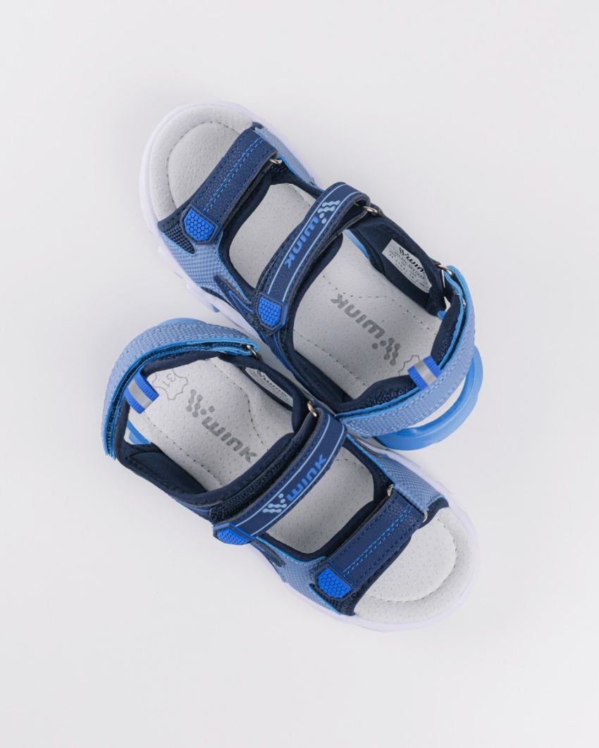 Wink - Zzap navy LED lights kids sandals
