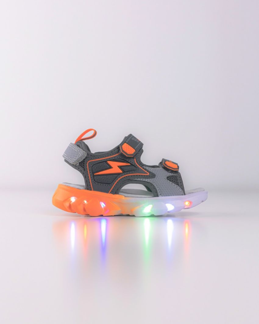 Wink - Zzap grey LED lights baby sandals